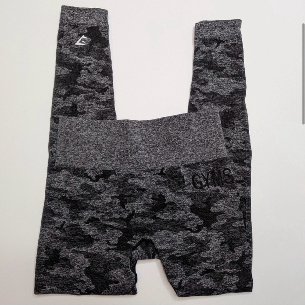 Gray Camo Gymshark Leggings